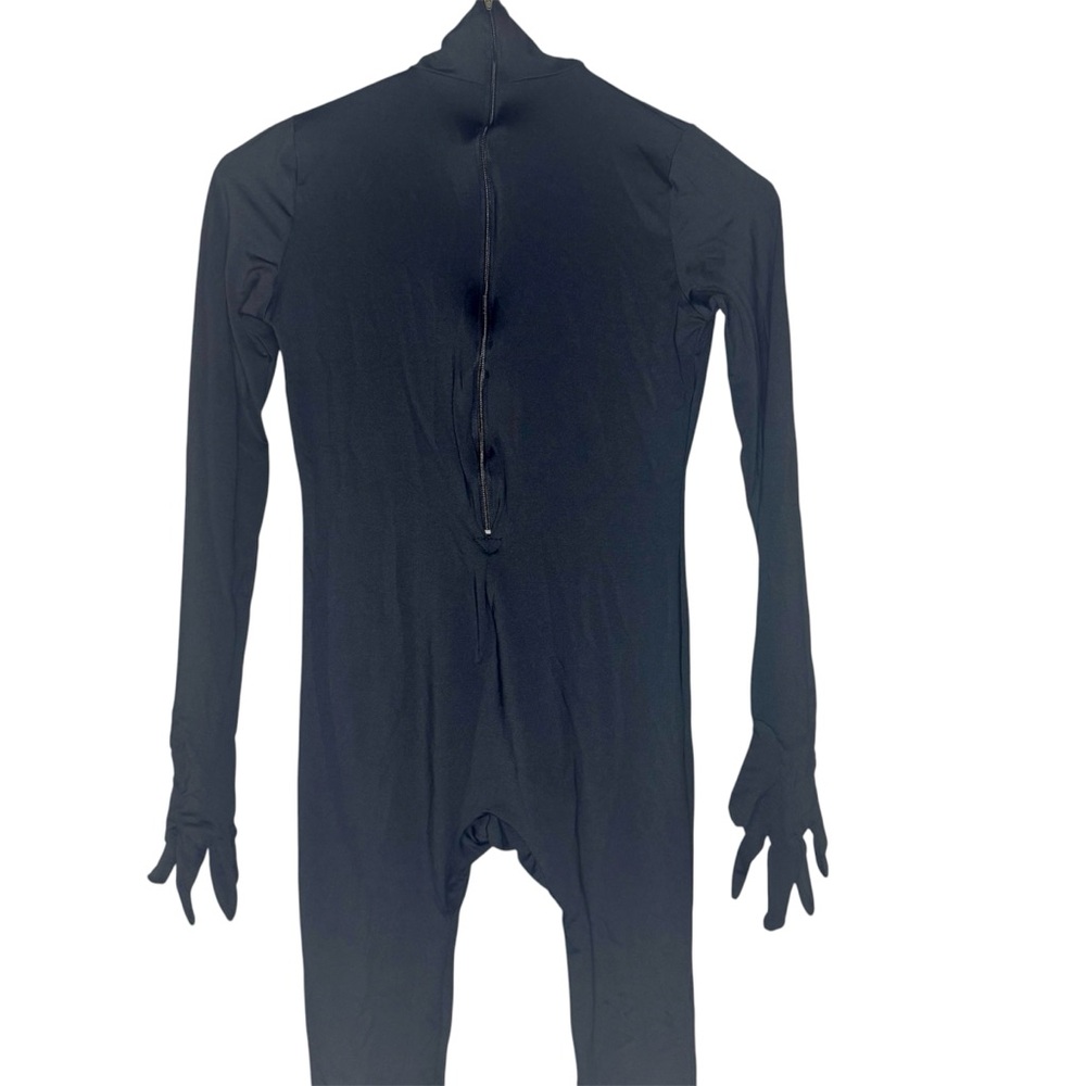 Party Suits Black Partysuit 1 Piece Costume Size Teen Medium - Picture 3 of 9